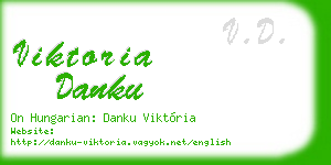 viktoria danku business card